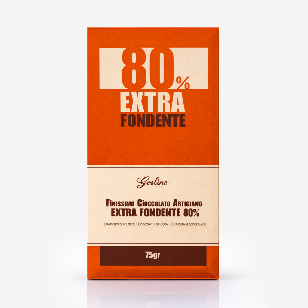 Fondenti da meditazione cioccolato finissimo Fondente 80% – Goslino
